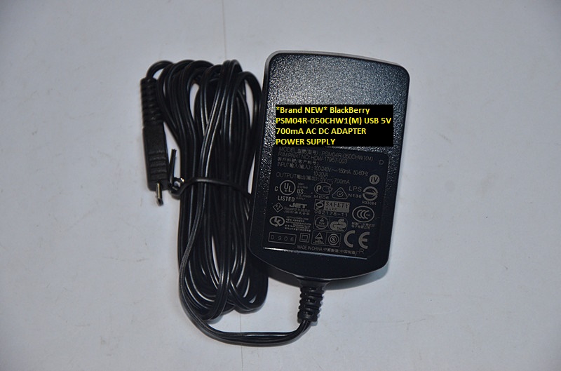 *Brand NEW*5V 700mA BlackBerry PSM04R-050CHW1(M) USB AC DC ADAPTER POWER SUPPLY - Click Image to Close